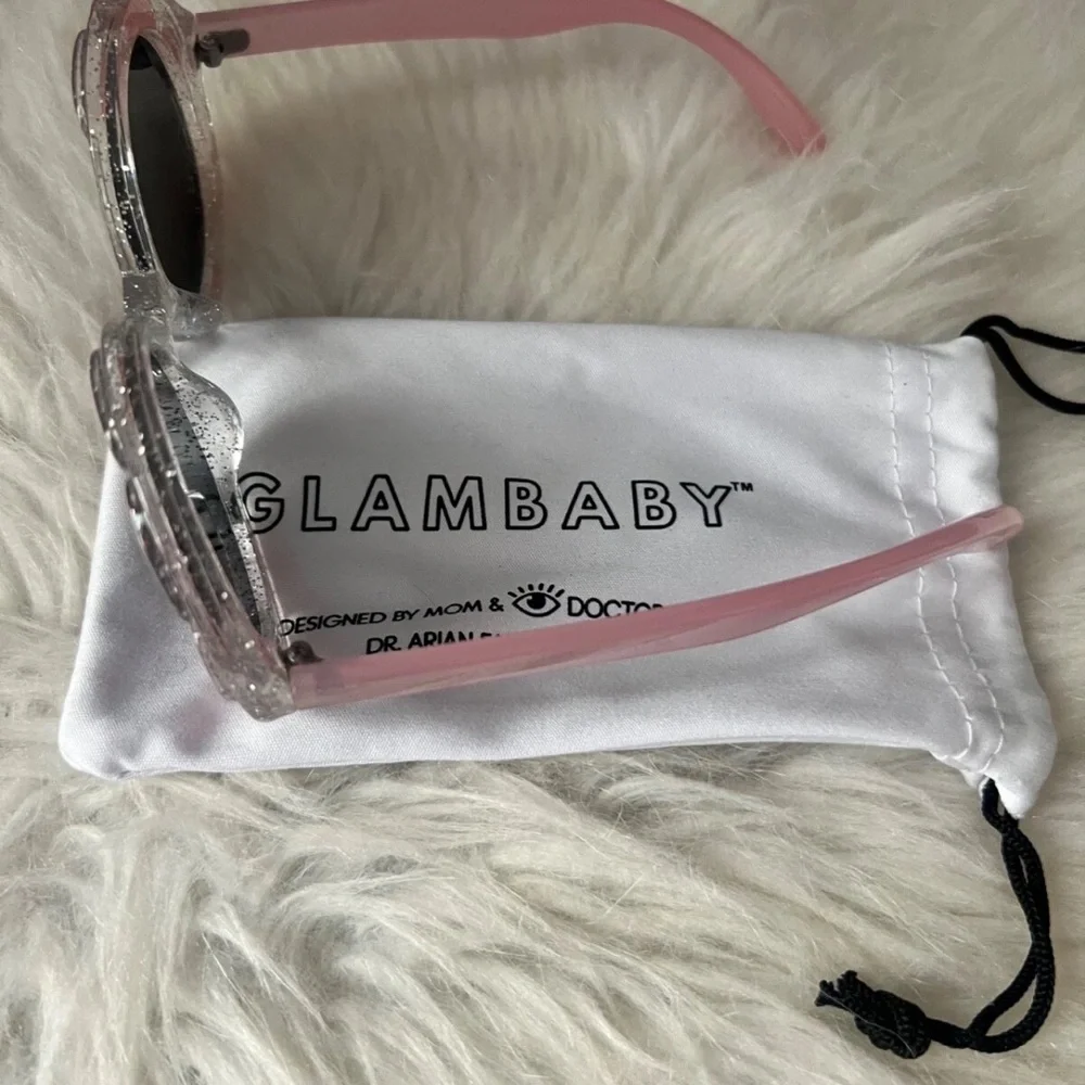 Pink and Silver Kids Sunglasses
